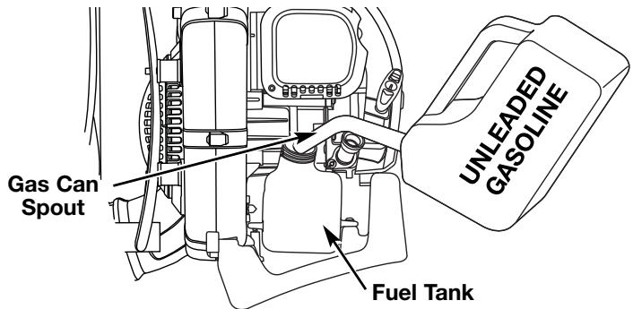 MTD TB4BP - FUELING THE UNIT - 2