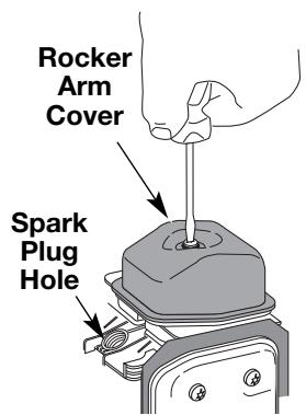 MTD TB4BP - Adjust Idle Speed Screw - 2