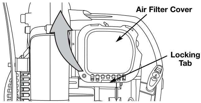 MTD TB4BP - Cleaning the Air Filter - 1