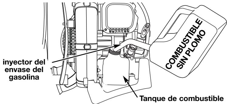 MTD TB4BP - CARGA DE COMBUSTIBLE EN LA UNIDAD - 2