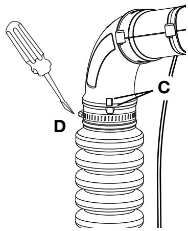 MTD TB4BP - Installing the Flex Tube - 2