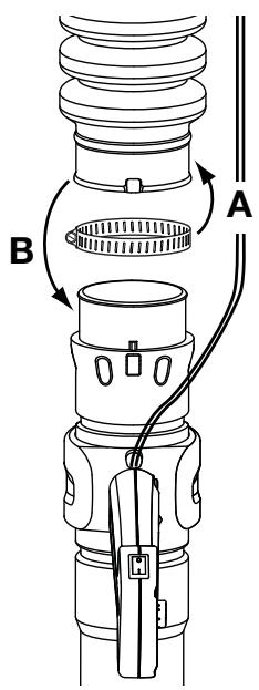 MTD TB4BP - Installer le tube de soufflage supérieur - 1