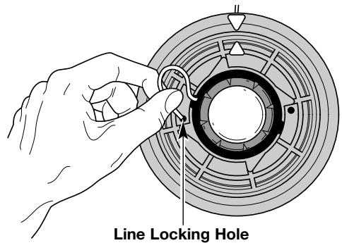 MTD TB525ET - WINDING THE INNER REEL WITH NEW LINE - 4