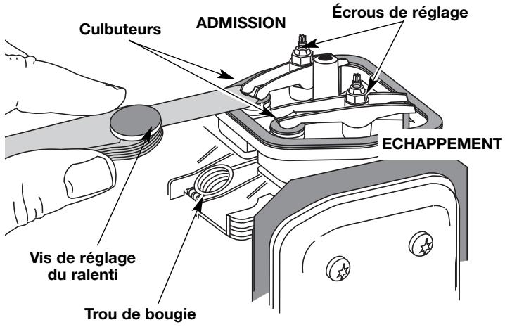 MTD TB525ET - JEU entre soupape et culbuteur - 2