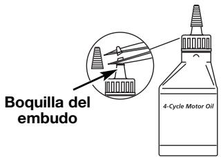 MTD TB525ET - CARGA DE ACEITE EN EL CARTER DEL CIGUENAL: USO INICIAL - 1