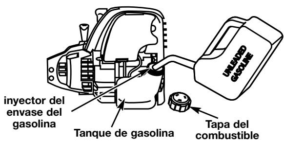 MTD TB525ET - CARGA DE COMBUSTIBLE EN LA UNIDAD - 4