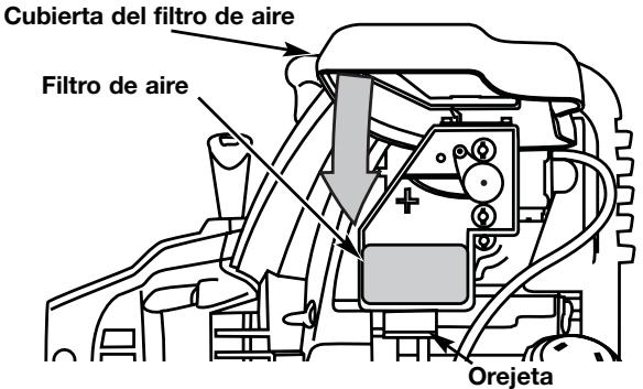 MTD TB525ET - Limpieza del filtró de aire - 6