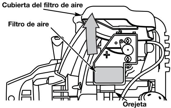 MTD TB525ET - Limpieza del filtró de aire - 1