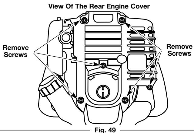 MTD TB525ET - Adjust Idle Speed Screw - 2