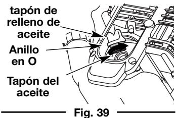 MTD TB525ET - INSPECCION DEL NIVEL DE ACEITE - 4
