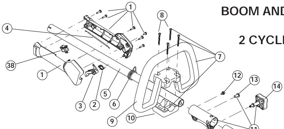 MTD TB75SS - Item Part No. Description - 1