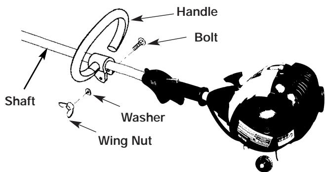 MTD YM - INSTALL / ADJUST THE HANDLE - 1