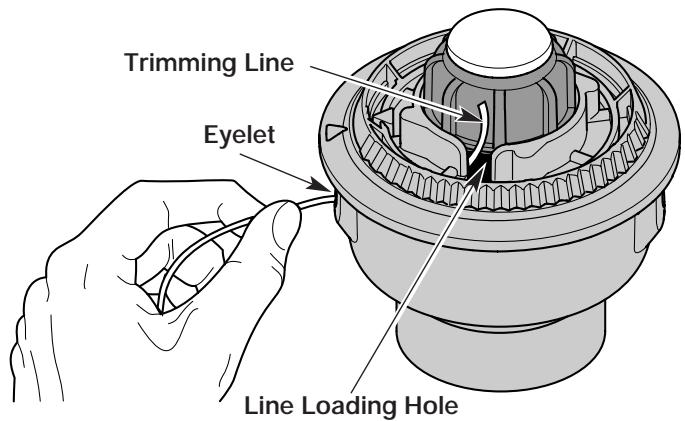 MTD YM132 - Winding the Inner Reel With New Line - 3