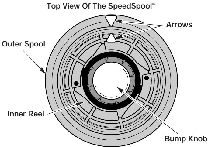 MTD YM137 - Winding the Inner Reel With New Line - 2