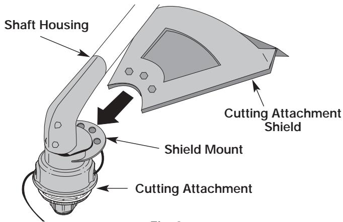 MTD YM137 - INSTALL THE CUTTING ATTACHMENT SHIELD - 2