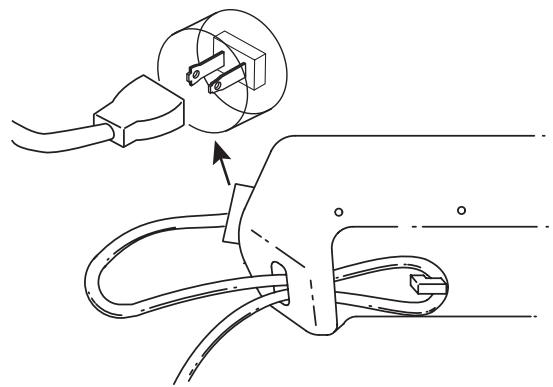 MTD YM137 - CONEXION DEL CORDON DE ENERGIA - 1