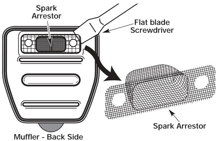 MTD YM75 - Spark Arrestor Maintenance - 3