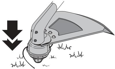 MTD YM75 - Adjusting Trimming Line Length - 1