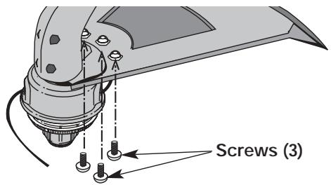 MTD YM75 - Installing the Cutting Attachment Shield - 4