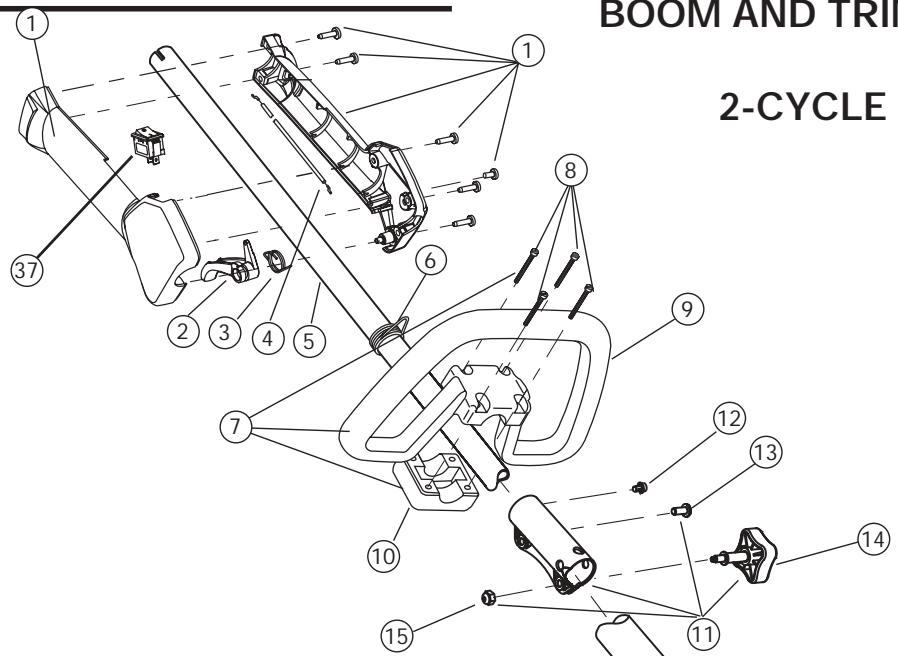 MTD YM75 - 2-CYCLE GAS TRIMMER - 2