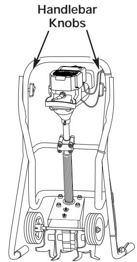 MTD YMAC122 - POSITIONING THE HANDLEBARS - 1