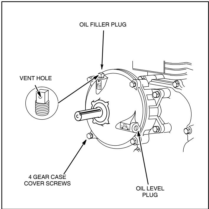 MTD 93400 - CHANGING OIL IN GEAR REDUCTION (if equipped) - 1