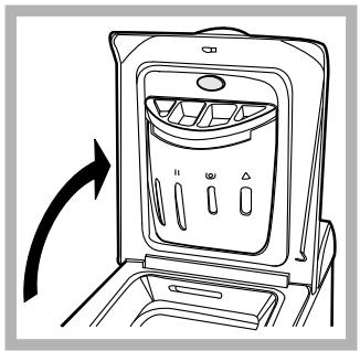 HOTPOINT-ARISTON AVTF 129 - How to open and shut the drum - 1