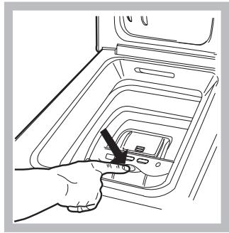 HOTPOINT-ARISTON AVTF 129 - Jak se otvírá a zavírá prácí buben - 2