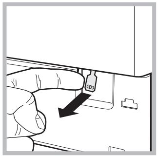 HOTPOINT-ARISTON AWM 129 - Opening the porthole door manually - 1