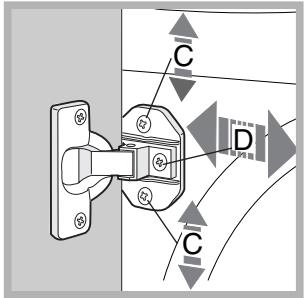 HOTPOINT-ARISTON AWM 129 - Inserimento della macchina nei mobili. - 2