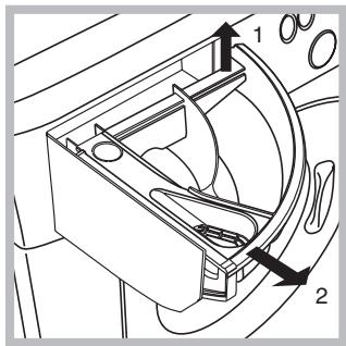 HOTPOINT-ARISTON AWM 129 - Reinigung der Waschmittelschublade - 1