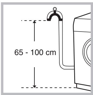 HOTPOINT-ARISTON AQ8F 49 U - Raccordement du tuyau de vidange - 1
