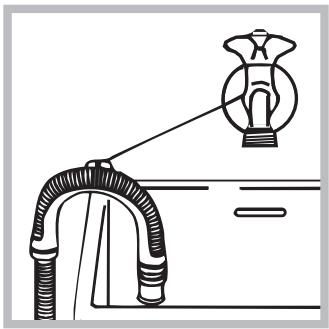 HOTPOINT-ARISTON AQ8F 49 U - Raccordement du tuyau de vidange - 2