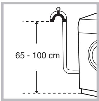 HOTPOINT-ARISTON AQGF 149 - Raccordement du tuyau de vidange - 1