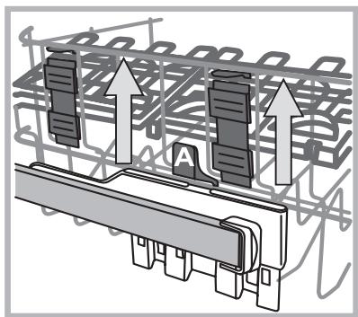 HOTPOINT-ARISTON LFF8M121CFR - Régler la hauteur du panier supérieur - 1
