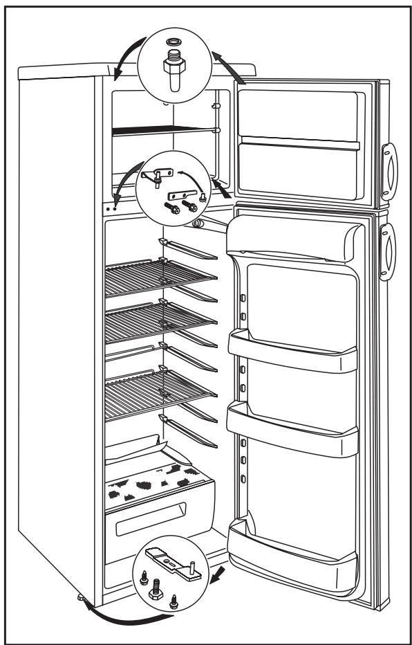 LISTO RDL28.1 - Pour changer le sens d'ouverture des portes - 1