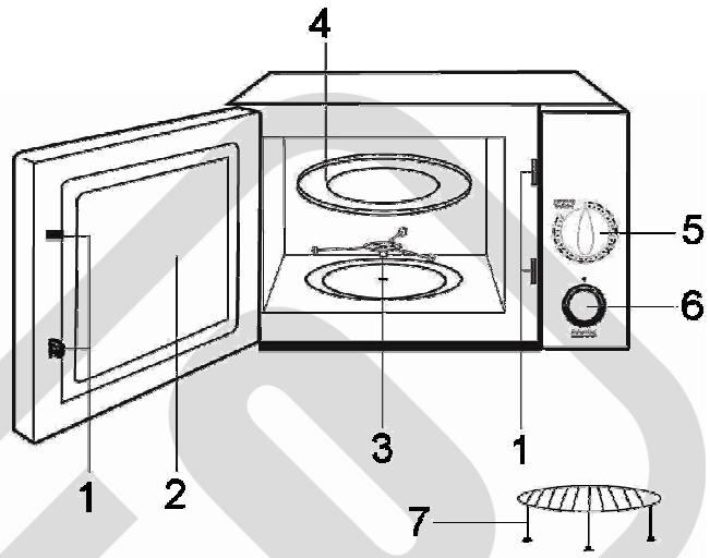 LISTO FOUR MICRO ONDES GRIL MOG L1 - MOG L1 - 1