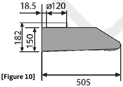 LISTO HOTTE CASQUETTE HC 60L2B I - Fixation murale - 2