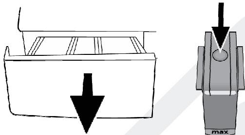 LISTO LAVE-LINGE LF 1005-1 - Tiroir à produits et siphon - 1