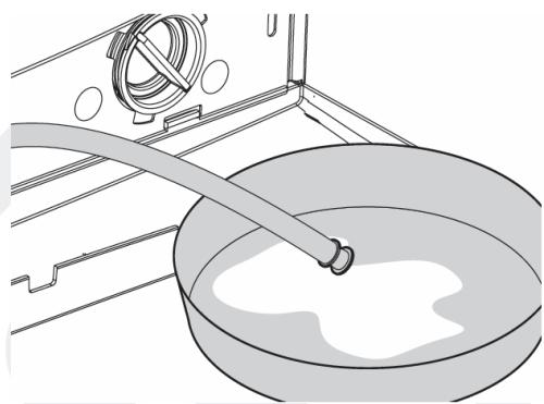 LISTO LAVE-LINGE LF 1005-1 - Évacuation de l'eau restante et nettoyage du filtre de la pompe de vidange - 3