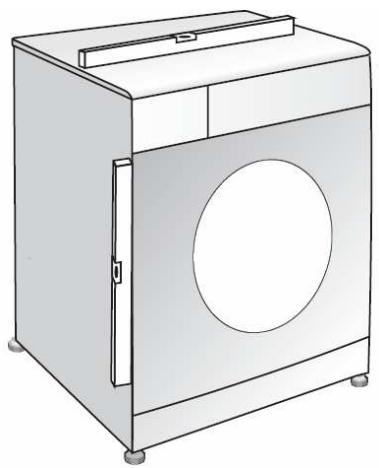 LISTO LAVE-LINGE LF 1005-2 - Réglage des pieds - 1