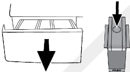 LISTO LAVE-LINGE LF 1005-2 - Tiroir à produits et siphon - 1