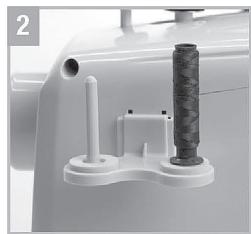 LISTO MC L1 - - Bobiner vos canettes de fil : - 2