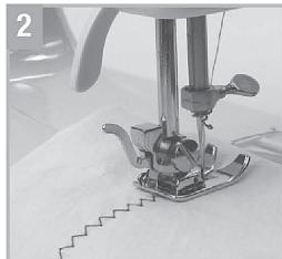 LISTO MC L1 - - Réaliser des points zigzag : - 2