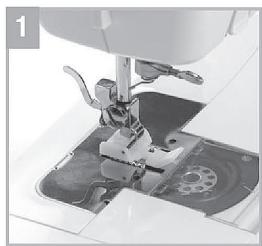 LISTO MC L1 - D-mise en place du pied-presseur pour fermetures à glissière (39) - 1