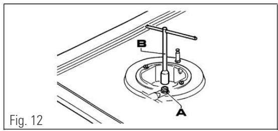 LISTO TABLE GAZ TG L3B - Réglage du "ralenti - 2