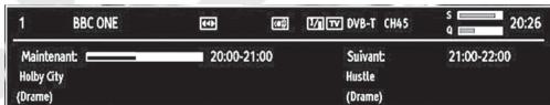 LISTO TELEVISEUR LCD 19LCDUSB-705 - Information à l'écran - 1