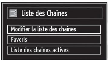 LISTO TELEVISEUR LCD 19LCDUSB-705 - Gestion des chaînes : liste des chaînes - 1