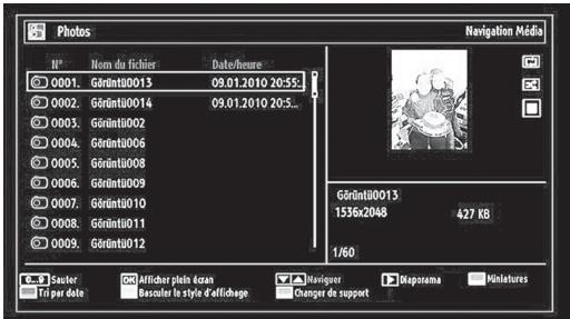 LISTO TELEVISEUR LCD 19LCDUSB-705 - Affichage de photos via USB - 1