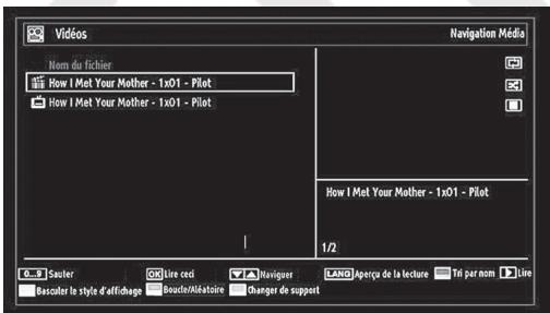 LISTO TELEVISEUR LCD 19LCDUSB-705 - Affichage de vidéo via USB - 1